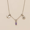 Wholesale Minimalist Copper Heart Shape Zircon Necklace For Women With Electroplating