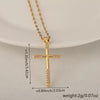 Wholesale Minimalist Copper Pendant Lip Necklace With Micropaved Star And Moon Cross Design