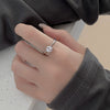 Wholesale Minimalist Diamond Copper Geometric Ring For Women