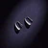 Wholesale Minimalist Drop Shape Silver Earrings