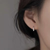 Wholesale Minimalist Drop Shape Silver Earrings