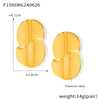 Wholesale Minimalist Drop Shape Titanium Steel Earrings With Electroplating Do Not Fade