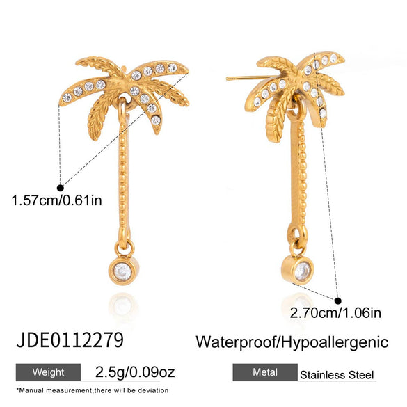 Wholesale Minimalist Electroplated Stainless Steel And Titanium Steel Jewelry Set For Women Including Earrings Necklaces And Bracelets