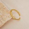 Wholesale Minimalist Electroplated Stainless Steel Jewelry Adjustable Open Ring With Irregular Geometric Lines For Women And Men