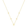 Wholesale Minimalist Fivepetal Flower Stacked Collarbone Necklace 925 Sterling Silver Ochain Electroplated For Women