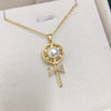 Wholesale Minimalist Freshwater Pearl And Copper Pendant Rotating Lollipop Necklace