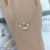 Wholesale Minimalist Freshwater Pearl Pendant Jewelry With Copper Accessories Flat Round And Bun Round Pearls