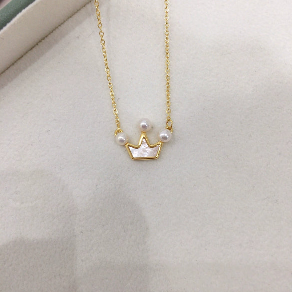 Wholesale Minimalist Freshwater Pearl Pendant Jewelry With Copper Accessories Flat Round And Bun Round Pearls