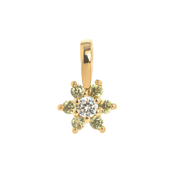 Wholesale Minimalist Geometric Copper Mixed Gemstone Inlay Pendant Necklace With O Chain For Women