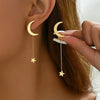 Wholesale Minimalist Geometric Copper Pendant Earrings For Women With Electroplating