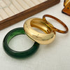 Wholesale Minimalist Geometric Metal Amber Resin Open Bracelet For Women Electroplated