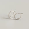 Wholesale Minimalist Geometric S925 Sterling Silver Electroplated Earrings