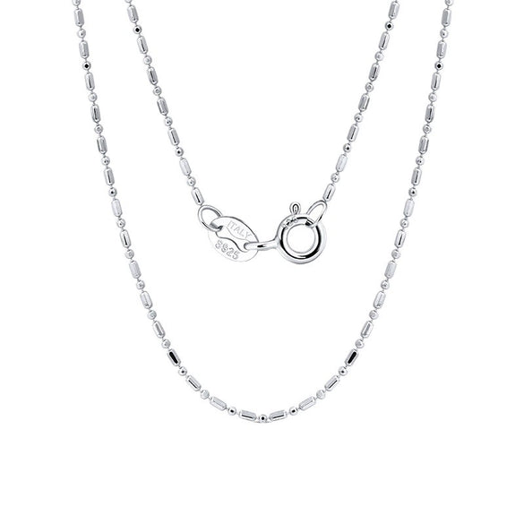 Wholesale Minimalist Geometric S925 Sterling Silver Necklace With Electroplating Treatment