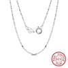 Wholesale Minimalist Geometric S925 Sterling Silver Necklace With Electroplating Treatment
