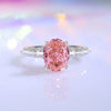 Wholesale Minimalist Geometric S925 Sterling Silver Ring For Women With Simulation Gemstone And High Carbon Diamond