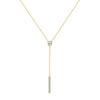 Wholesale Minimalist Geometric 925 Silver Electroplated Cross Chain Necklace For Women