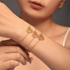 Wholesale Minimalist Geometric Stainless Steel Heartshaped Zircon Pendant Necklace And Bracelet Jewelry For Women With Electroplating