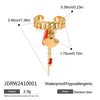 Wholesale Minimalist Geometric Stainless Steel Ring With 18K Gold Electroplating Hollow Twist And Adjustable Opening Design