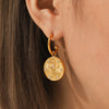Wholesale Minimalist Geometric Star Shape Diamond Stainless Steel Earrings For Women