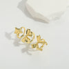 Wholesale Minimalist Geometric Tie Pattern Copper Ring For Women
