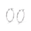Wholesale Minimalist Geometric Titanium Steel Hoop Earrings With Electroplating Unisex Style