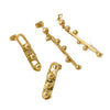Wholesale Minimalist Geometric Titanium Steel 14K Electroplated Earrings For Women With Stainless Steel Ear Needles