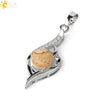 Wholesale Minimalist Heart Shaped Natural Crystal Stone And Zircon Silver Clavicle Pendant Necklace