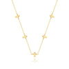 Wholesale Minimalist Hip Hop Cross Pendant Clavicle Chain For Women 925 Sterling Silver With Geometric Pattern And Electroplating