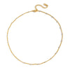 Wholesale Minimalist Ins Style Geometric Stainless Steel Oshaped Clavicle Chain Necklace For Women With Pvd Furnace Vacuum Real Gold Plating