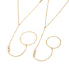 Wholesale Minimalist Ins Style White Zircon Stainless Steel Vacuum Plated Finger Chain Bracelet For Women