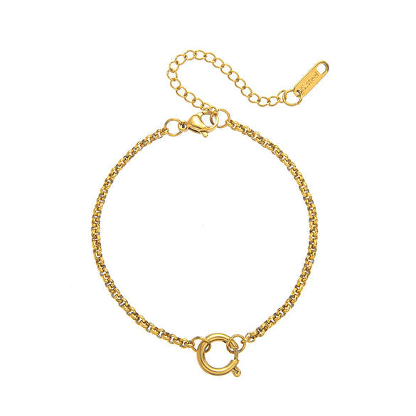 Wholesale Minimalist Love Lock Necklace Copper O Chain Heart Shape Pendant Electroplating