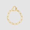 Wholesale Minimalist Love Lock Necklace Copper O Chain Heart Shape Pendant Electroplating