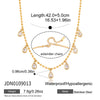 Wholesale Minimalist Marine Life Pattern Electroplated Stainless Steel And Titanium Steel Earrings And Necklaces For Women