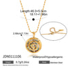 Wholesale Minimalist Marine Life Pattern Electroplated Stainless Steel And Titanium Steel Earrings And Necklaces For Women