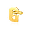 Wholesale Minimalist Men's Stainless Steel Clothing Cufflinks With Letters And Electroplating