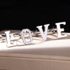 Wholesale Minimalist Men's Stainless Steel Clothing Cufflinks With Letters And Electroplating