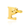 Wholesale Minimalist Men's Stainless Steel Clothing Cufflinks With Letters And Electroplating