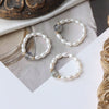 Wholesale Minimalist Natural Freshwater Pearl And 14K Gold Ring Rice And Water Drop Shape