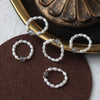 Wholesale Minimalist Natural Freshwater Pearl And 14K Gold Ring Rice And Water Drop Shape