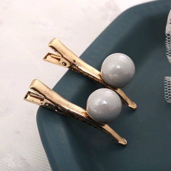 Wholesale Minimalist Natural Style Alloy Duckbill Clip Hairpin With Electroplating