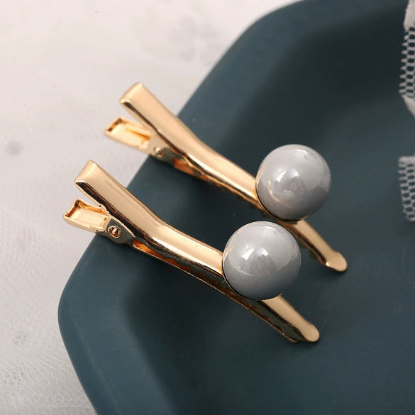 Wholesale Minimalist Natural Style Alloy Duckbill Clip Hairpin With Electroplating