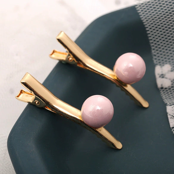 Wholesale Minimalist Natural Style Alloy Duckbill Clip Hairpin With Electroplating