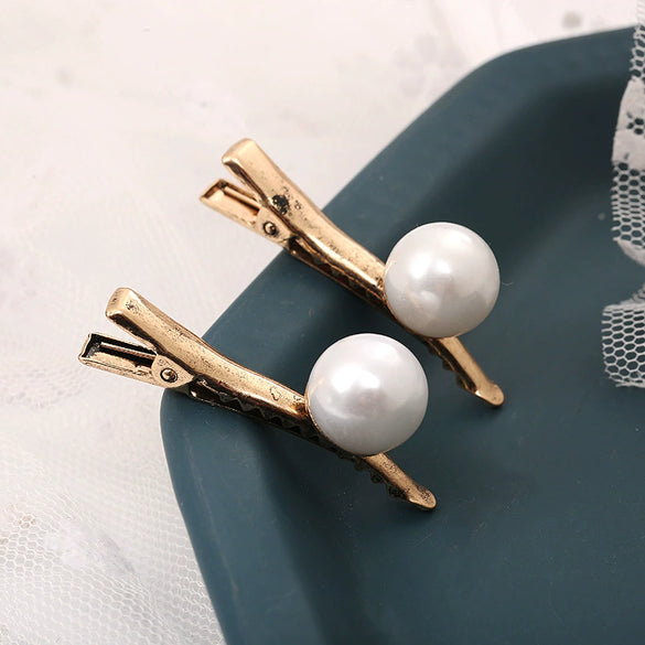 Wholesale Minimalist Natural Style Alloy Duckbill Clip Hairpin With Electroplating