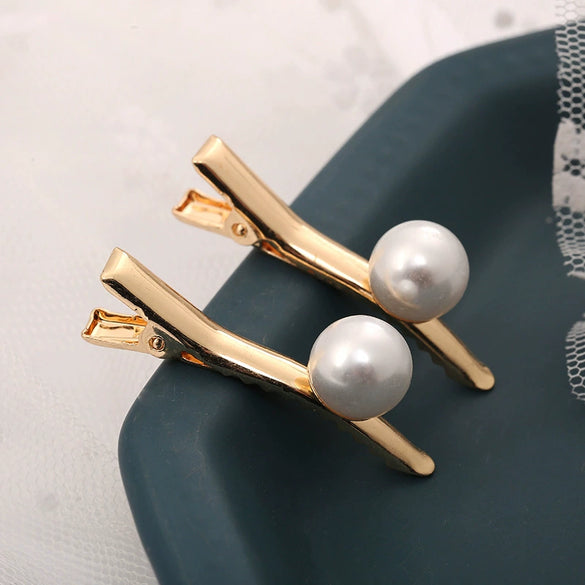 Wholesale Minimalist Natural Style Alloy Duckbill Clip Hairpin With Electroplating