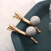 Wholesale Minimalist Natural Style Alloy Duckbill Clip Hairpin With Electroplating