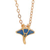 Wholesale Minimalist Oil Drip Animal Zodiac Manta Ray Necklace Made Of Copper For Teens And Unisex