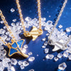 Wholesale Minimalist Oil Drip Animal Zodiac Manta Ray Necklace Made Of Copper For Teens And Unisex
