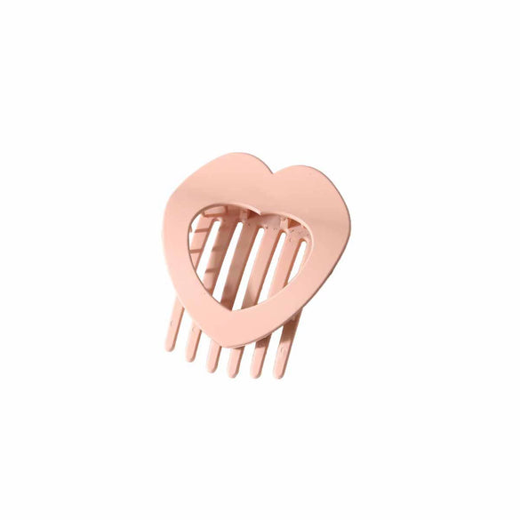 Wholesale Minimalist Pc Flat Love Hair Clip Duckbill Clip For Women With Paint Treatment