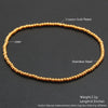 Wholesale Minimalist Retro Geometric Stainless Steel Elastic Beads Electroplating Waterproof Unisex Bracelet Jewelry