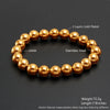 Wholesale Minimalist Retro Geometric Stainless Steel Elastic Beads Electroplating Waterproof Unisex Bracelet Jewelry